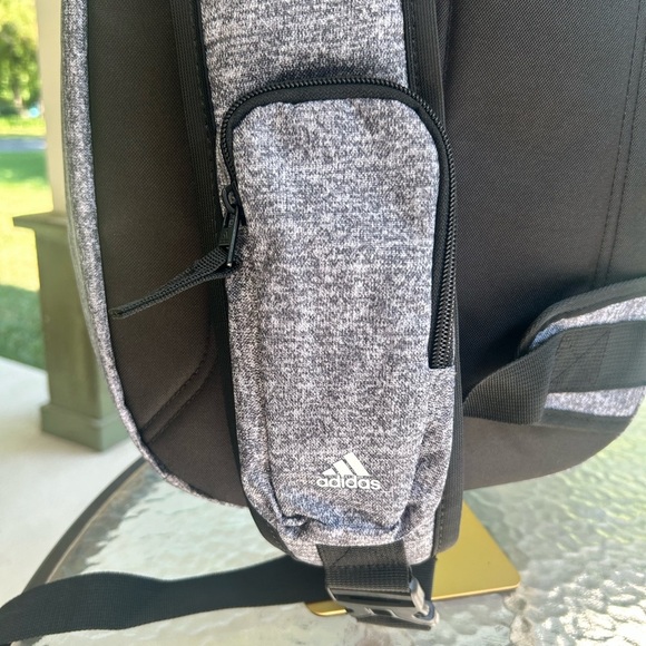 NWT- Adidas  Prime Blend sling Backpack - Gray/Black - Picture 4 of 9